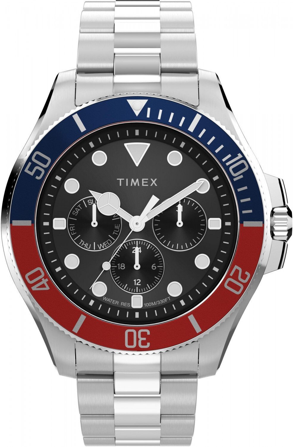 Zegarek Timex Zegarek męski Timex TW2Y33300 srebrny