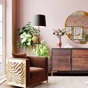 Lampy stojące - Lampa stojąca Kare Animal Parrot, czarna tkanina, złota figurka - miniaturka - grafika 1