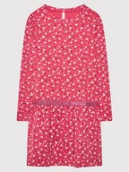 Sukienki i spódniczki dla dziewczynek - Coccodrillo Sukienka codzienna ZC1129102BEU Bordowy Regular Fit - miniaturka - grafika 1