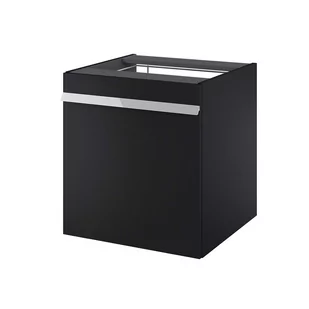 Elita 167727 KOMODA MOODY 50 1S Z KOSZEM CARGO BLACK MATT PDW - Szafki łazienkowe - miniaturka - grafika 1