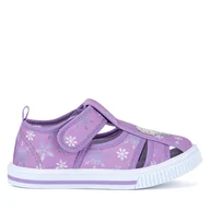 Buty dla dziewczynek - Kapcie Frozen AW24-228DFR Fioletowy - miniaturka - grafika 1