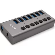 Huby USB - i-Tec Hub USB 3.0 z ładowaniem, 7 portów, 36W - miniaturka - grafika 1