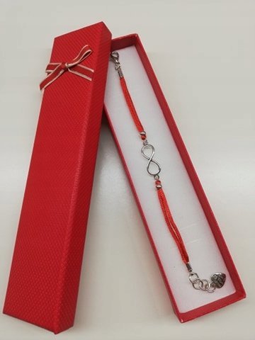 Bransoletka Czerwona Nieskończoność Na Szczęście