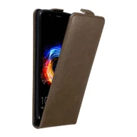 Etui i futerały do telefonów - Etui Cadorabo do Honor 8 PRO w kolorze COFFEE BROWN etui na telefon komórkowy z klapką z niewidocznym zapięciem magnetycznym etui ochronne etui z klapką w stylu książki - miniaturka - grafika 1