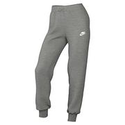 Spodnie damskie - Nike Damskie spodnie Sportswear Club polar, Dk Grey Heather/White, DQ5191-063, XL-S - miniaturka - grafika 1