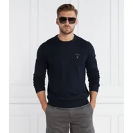Swetry męskie - Aeronautica Militare Wełniany sweter | Regular Fit - miniaturka - grafika 1
