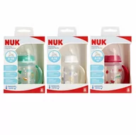 Butelki dla niemowląt - NUK Butelka 150 ml 6-18m z uchwytem First mix - miniaturka - grafika 1