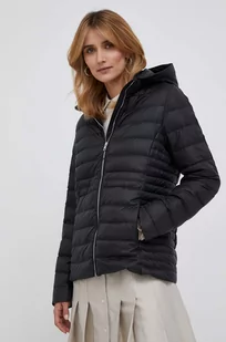 Tommy Hilfiger kurtka puchowa damska kolor czarny przejściowa - Kurtki damskie - miniaturka - grafika 1