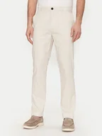 Spodnie męskie - Tom Tailor Spodnie materiałowe 1044711 Beżowy Regular Fit - miniaturka - grafika 1