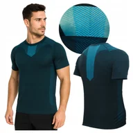 Pozostała odzież narciarska - KOSZULKA TERMOAKTYWNA męska krótki rękaw Lekka Szybkoschnąca Elastyczna XL - miniaturka - grafika 1