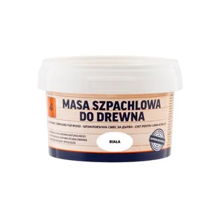 Dragon Masa szpachlowa do drewna 250 g biały - Szpachlówki - miniaturka - grafika 1