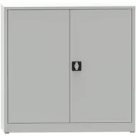Pozostałe wyposażenie warsztatu - PARTNER B2B Warsztatowa szafa półkowa na narzędzia KOVONA JUMBO, 2 półki, spawana, 1200 x 600 x 1150 mm, szara 178654 - miniaturka - grafika 1