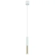 Lampy sufitowe - Orlicki Design Lampa wisząca Slimi S bianco/gold - miniaturka - grafika 1