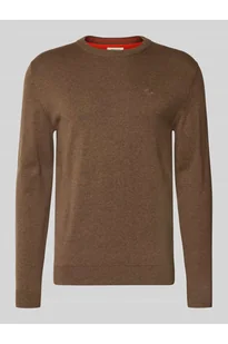 Sweter o kroju regular fit z czystej bawełny - Tom Tailor - Swetry męskie - miniaturka - grafika 1