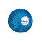 Pasmanteria - Kordonek Stokrotka nr 1456 lazurowy 100% bawełna - miniaturka - grafika 1