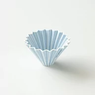 Zaparzacze i kawiarki - Ceramiczny Origami Dripper S - Niebieski matowy - miniaturka - grafika 1