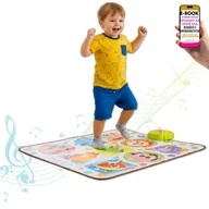Maty edukacyjne - Mata do Tańczenia Edukacyjna do Tańca Interaktywna + Muzyka Muzyczna Mata Prezent dla Dziecka + Ebook-3 - miniaturka - grafika 1
