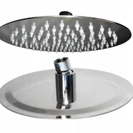 Deszczownice - Deszczownica prysznicowa Estiva SLIM ROUND 25 cm OKRAGŁA srebrna - miniaturka - grafika 1