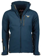 Odzież trekkingowa męska - Geographical Norway Kurtka softshellowa "Taboo" w kolorze niebieskim - miniaturka - grafika 1