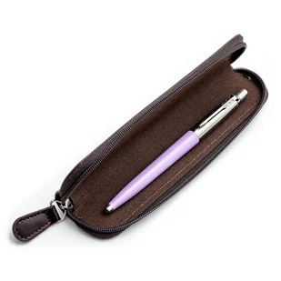 Zestaw prezentowy Parker Jotter Liliowy w brązowym etui - Zestawy piśmiennicze - miniaturka - grafika 1