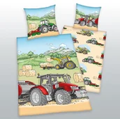 Pościel dla dzieci - Pościel w ciągniki duża Wysoka Jakość - miniaturka - grafika 1