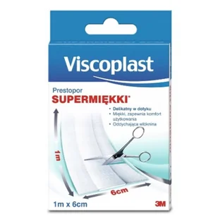 3M plastry PRESTOPOR 1m x 6cm 1 sztuka BLOZ7-7016857 - Apteczki i materiały opatrunkowe - miniaturka - grafika 2