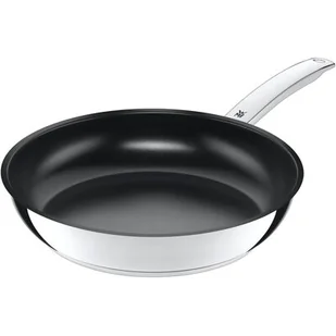 WMF Durado patelnia o średnicy 28 cm, polerowana stal szlachetna Cromargan, z uchwytem ze stali szlachetnej, krawędź do wylewania, indukcja 748286021 - Patelnie - miniaturka - grafika 1
