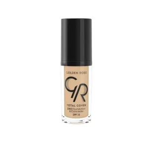 Golden Rose Total Cover 2in1 Fundation &amp; Concealer - Podkład i korektor w jednym - 03 - ALMOND GOLID2W-ZY2W-02 - Podkłady do twarzy - miniaturka - grafika 1