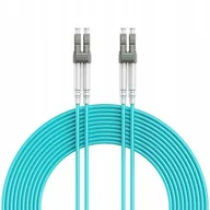 Kable światłowodowe - Kabel światłowodowy wielomodowy OM4 LC LC do 100 Gb/s Patchcord Duplex 20M - miniaturka - grafika 1