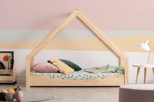 Łóżko dziecięce LOCA D 80x180 sosna - Łóżka dla dzieci i młodzieży - miniaturka - grafika 1