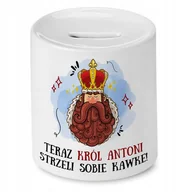 Skarbonki - Skarbonka dla Antoniego na Urodziny na Prezent z Nadrukiem ze Zdjęciem - miniaturka - grafika 1
