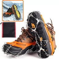 Sprzęt wspinaczkowy - Raki Na Buty Kolce Antypoślizgowe Łańcuchy R. 38-45 - miniaturka - grafika 1