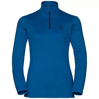 Kurtki męskie - Odlo Męska kurtka Midlayer 1/2 Zip Steeze Lapis Niebieski XS 22227120330XS - grafika 1