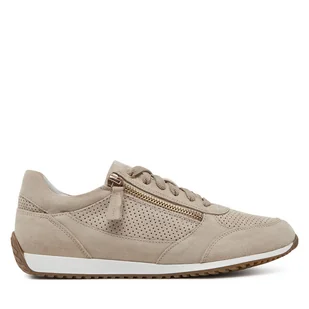 Sneakersy Geox D Calithe D36N0A 00022 C6738 Beżowy - Sneakersy damskie - miniaturka - grafika 1
