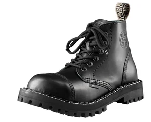 glany STEEL - BLACK (6 dziurek)-45 - Botki męskie - miniaturka - grafika 1