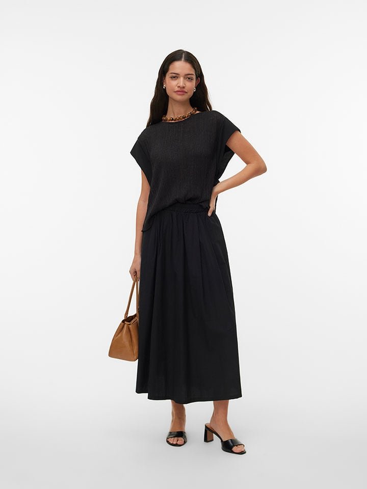 Vero Moda Bluzka w kolorze czarnym