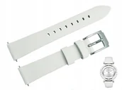 Akcesoria do zegarków - Pasek do zegarka Michael Kors MK2524 biały 16 mm - miniaturka - grafika 1