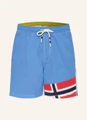 Kąpielówki męskie - Napapijri Szorty Kąpielowe V-Reflect blau - NAPAPIJRI - miniaturka - grafika 1