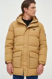 Calvin Klein kurtka męska kolor beżowy zimowa - Kurtki męskie - miniaturka - grafika 1