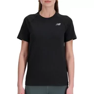 Koszulki i topy damskie - Koszulka New Balance WT41123BKH - czarna - miniaturka - grafika 1