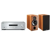 Zestawy stereo - Yamaha R-S202D Srebrny, Indiana Line Nota Tesi 261 L Orzech - miniaturka - grafika 1