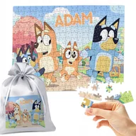 Puzzle - PUZZLE 300 el. BLUE BLUEY - IDEALNY PREZENT NA ŚWIĘTA CHOINKĘ TWOJE IMIĘ - miniaturka - grafika 1