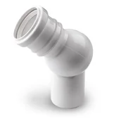 Akcesoria hydrauliczne - KOLANO NASTAWNE 75/0-90 BIAŁE - miniaturka - grafika 1