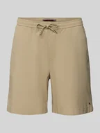 Spodenki męskie - Szorty o kroju regular fit z mieszanki bawełny i elastanu - miniaturka - grafika 1