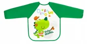 Śliniaki i fartuszki - TOP SALE BOCIOLAND Śliniak ceratowy rękawek Dino 6m+ - miniaturka - grafika 1