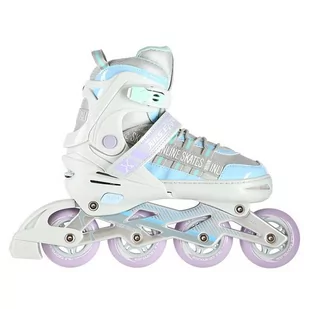 NA1186 JASNONIEBIESKI ROZM. S (31-34)  ŁYŻWOROLKI NILS EXTREME - Rolki - miniaturka - grafika 2