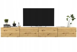 Szafka Rtv Loft wisząca komoda Rtv artisan Mat 240 - Szafki RTV - miniaturka - grafika 1