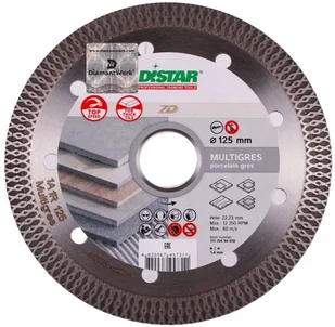 Distar Tarcza Diamentowa 125 Multigres Do Gresu - Tarcze do pił - miniaturka - grafika 2