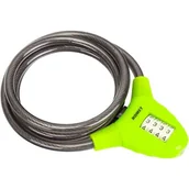 Zabezpieczenia do roweru - Romet Zapięcie rowerowe 786649 Linka - miniaturka - grafika 1