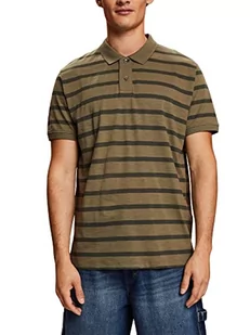 ESPRIT Męska koszulka polo 043EE2K310, 352/khaki Green 3, L, 352/Khaki Green 3, L - Koszulki męskie - miniaturka - grafika 1